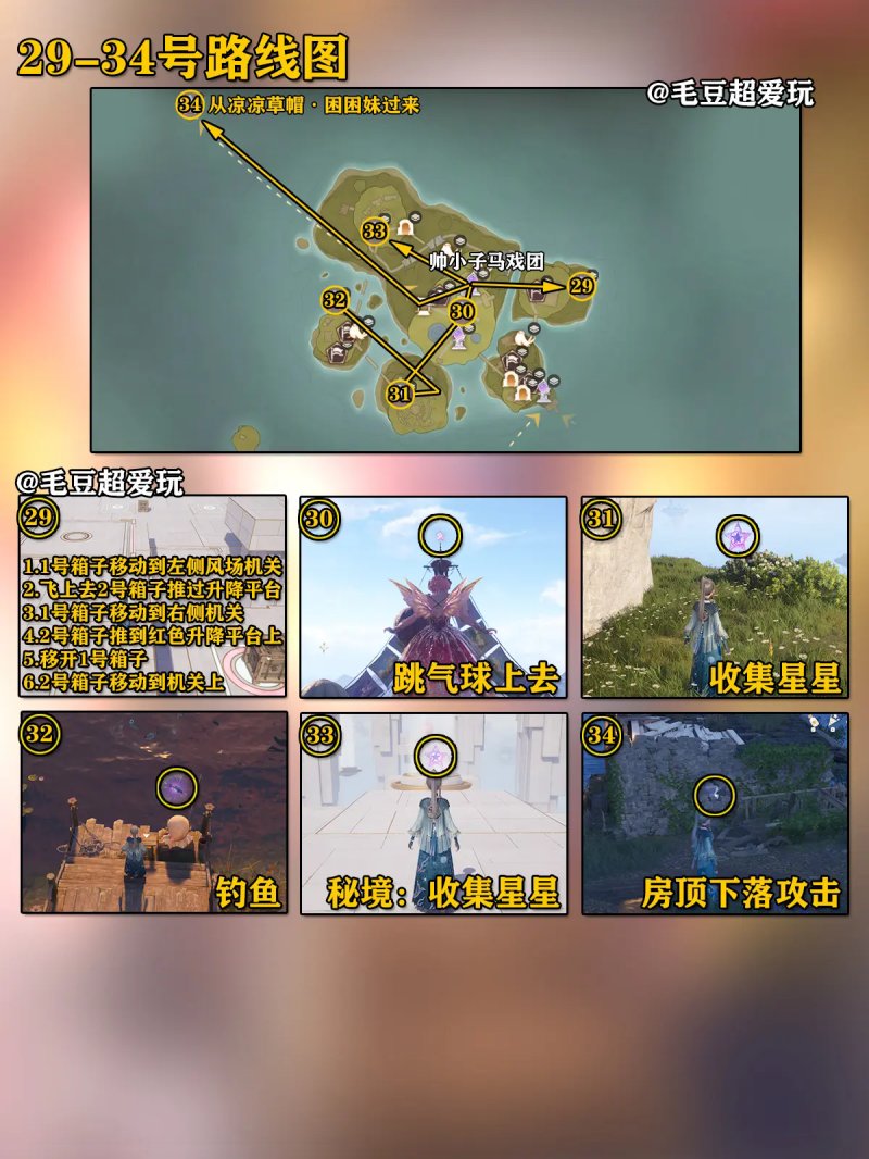 无限暖暖石树田无人区奇想星全收集攻略
