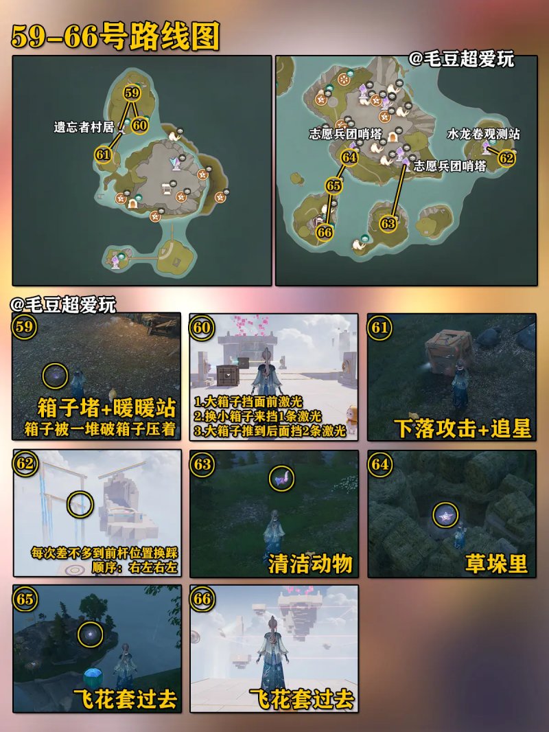 无限暖暖石树田无人区奇想星全收集攻略