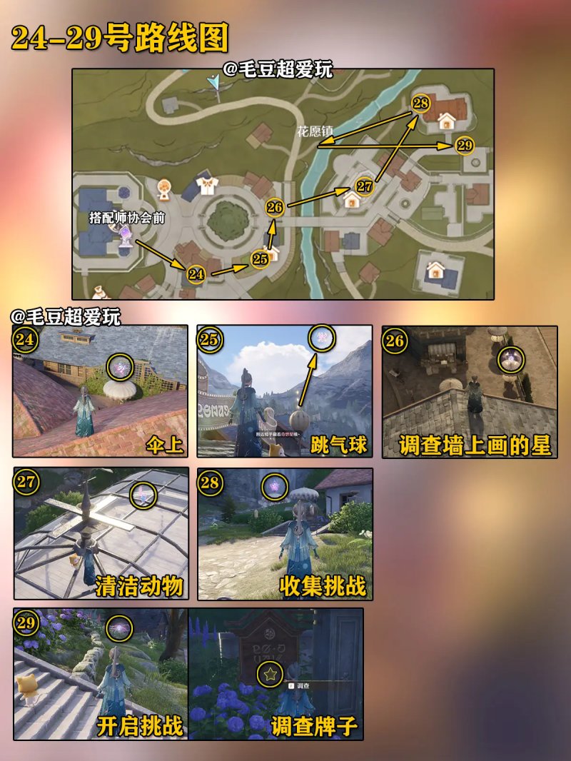 无限暖暖花愿镇奇想星攻略