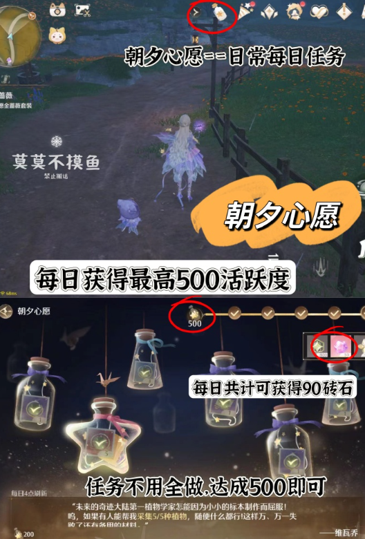 无限暖暖每日必做清单