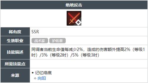 白荆回廊绝地反击技能怎么获得