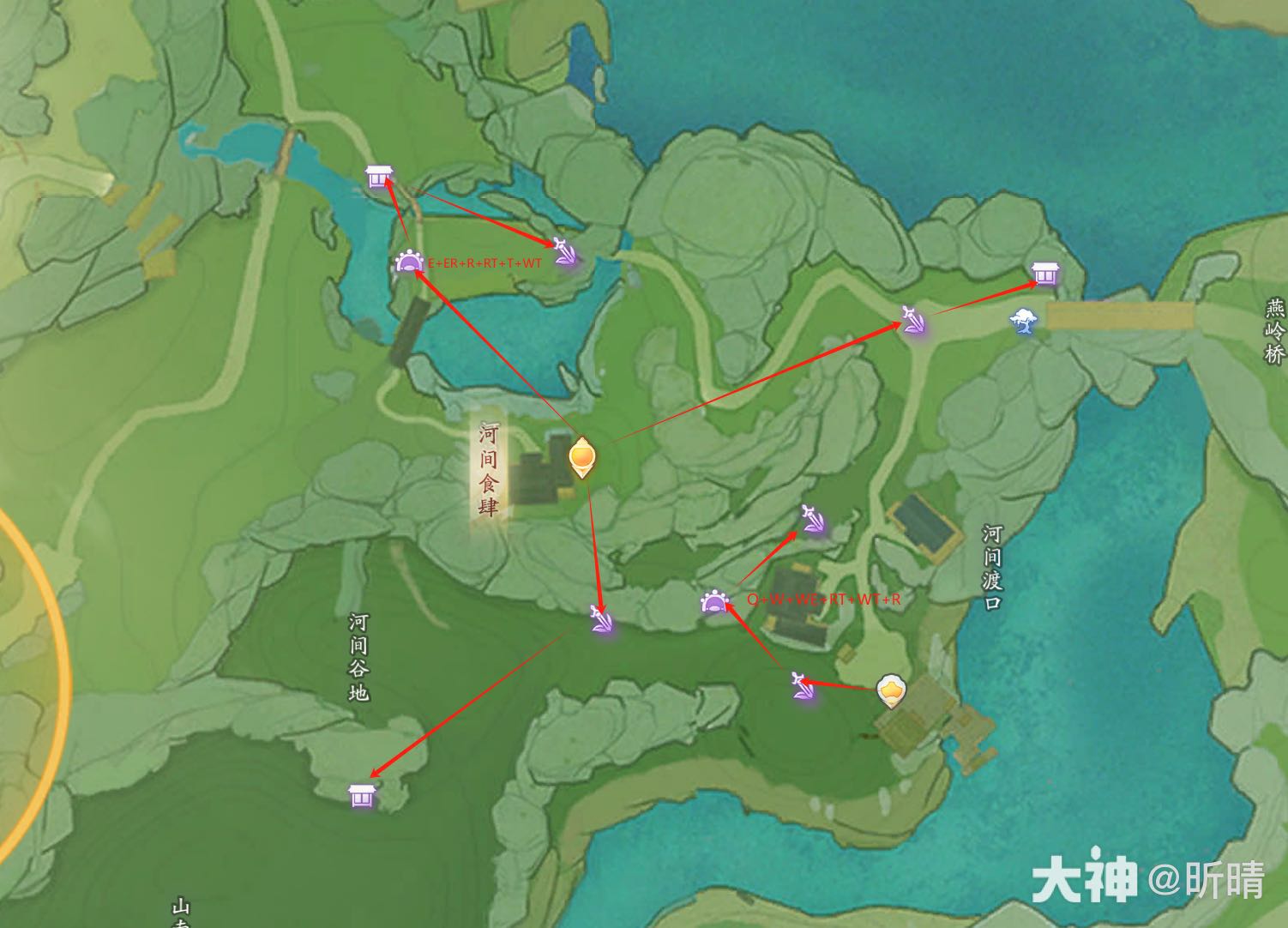 射雕黑松林探索全收集攻略