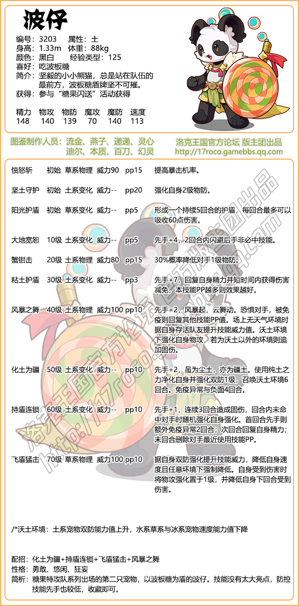 洛克王国糖果特攻队宠物图鉴