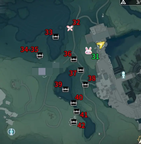 鸣潮虎口山脉地图全宝箱探索