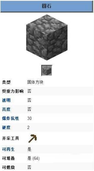 我的世界圆石指令代码是什么