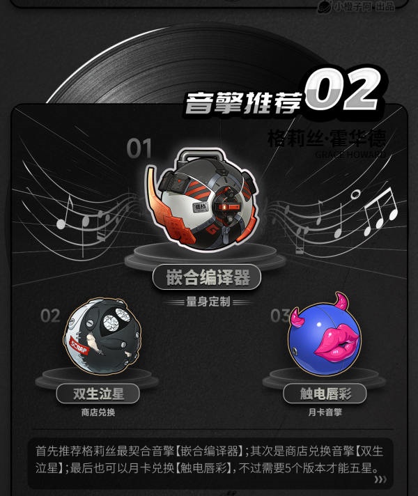 绝区零格莉丝用什么音擎
