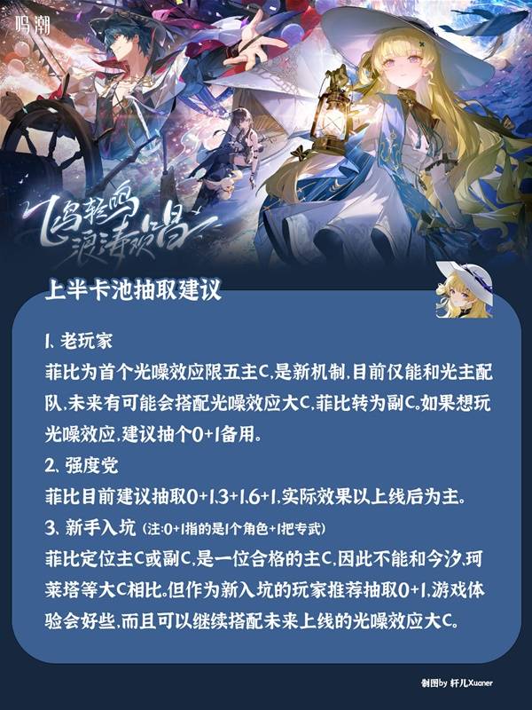 鸣潮2.1卡池抽取建议