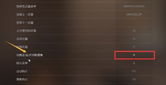 cs2左右手切换快捷键