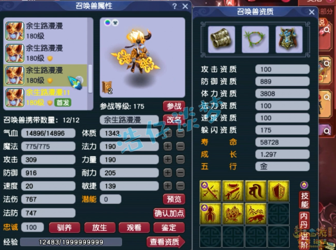 梦幻西游大唐服战展示175