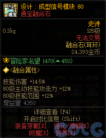 DNF设计成型信号模块80属性一览