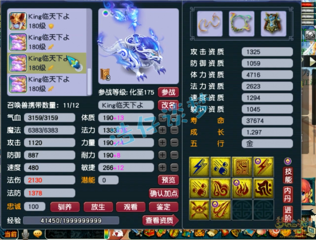 梦幻西游175服战地府号展示