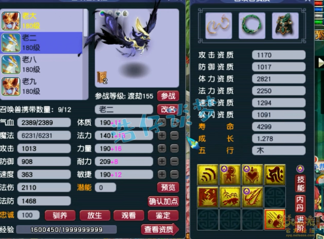 梦幻西游175三攻狮驼展示