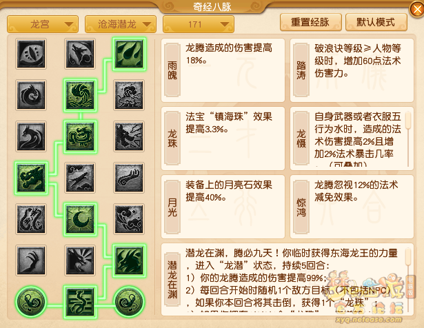梦幻西游龙宫最新经脉怎么点2025年