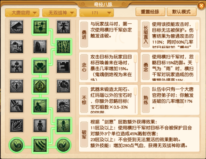 梦幻西游大唐官府最新经脉怎么点2025年