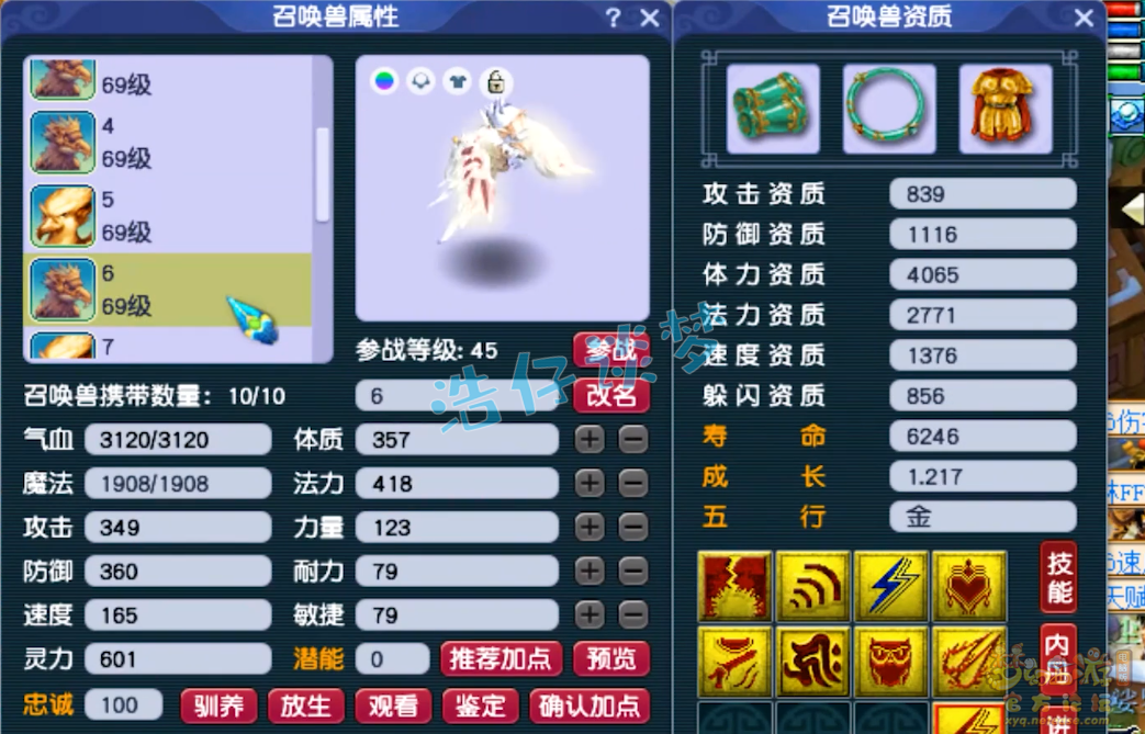 梦幻西游59级花果山装备展示图