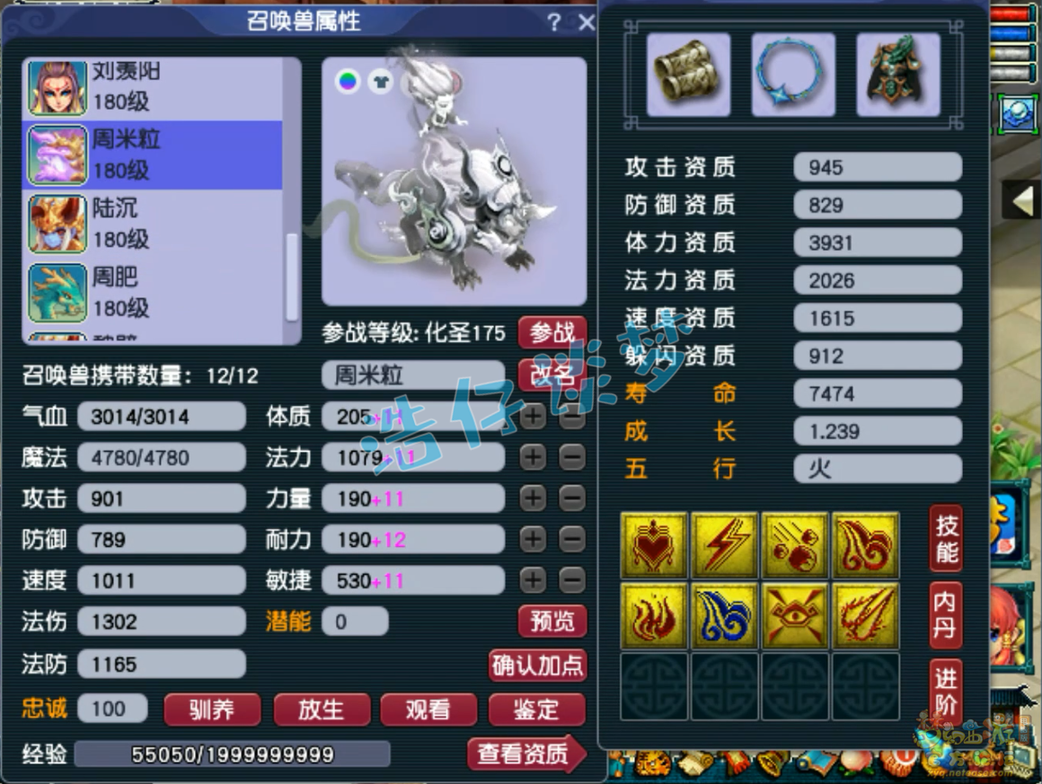 梦幻西游封方寸175级装备展示图