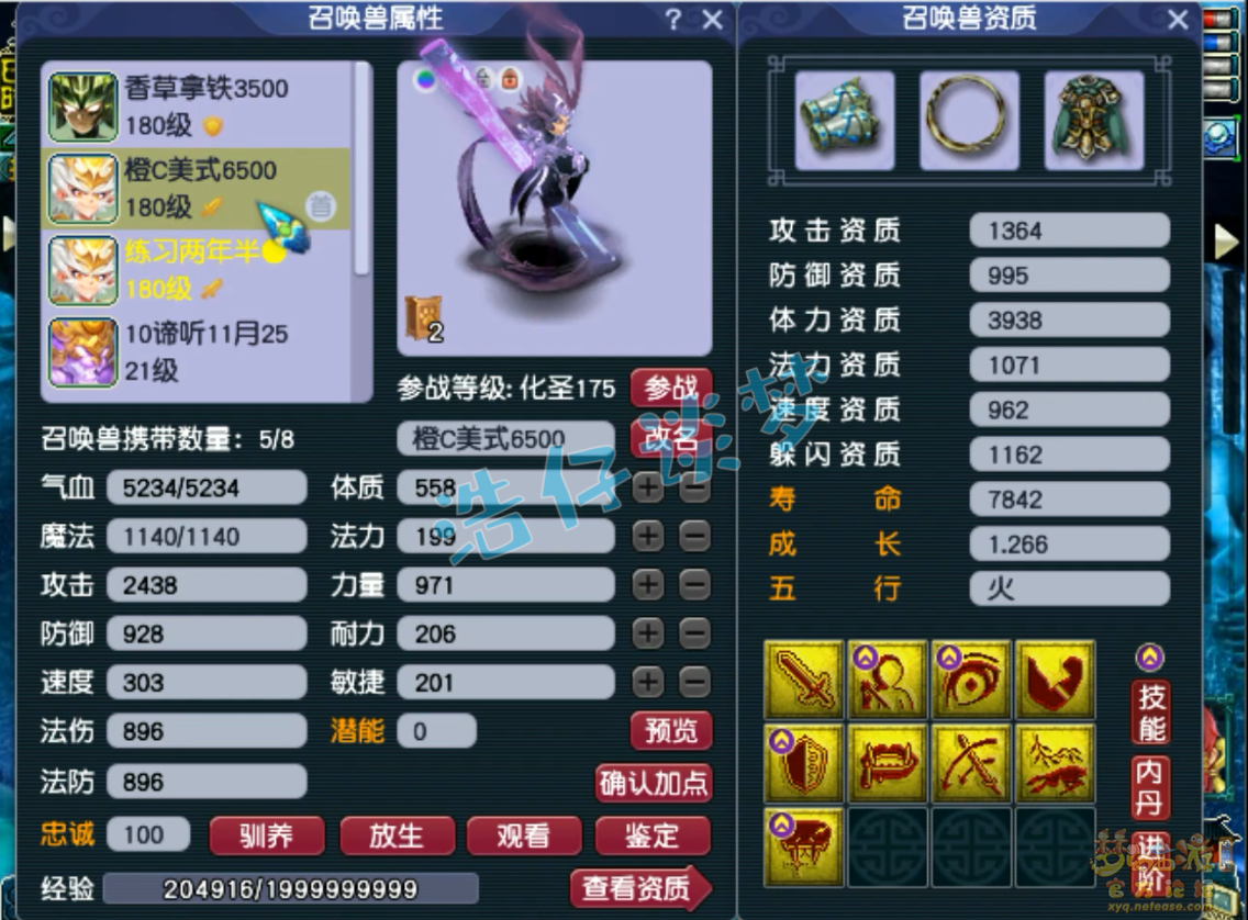 梦幻西游175级神木林装备展示图