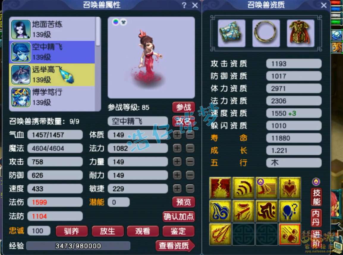 梦幻西游神木林装备展示图129级