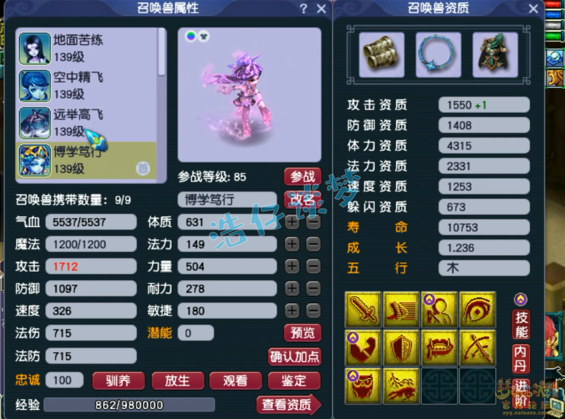 梦幻西游神木林装备展示图129级
