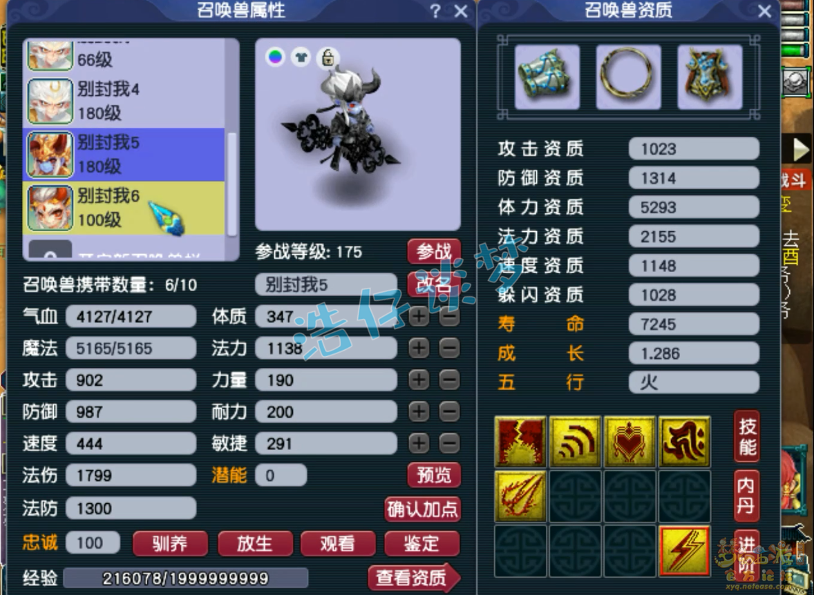 梦幻西游凌波城175装备展示图