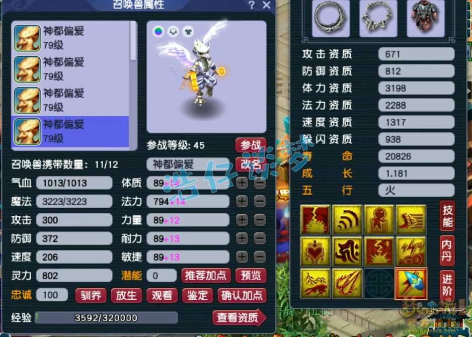 梦幻西游69花果山装备展示图