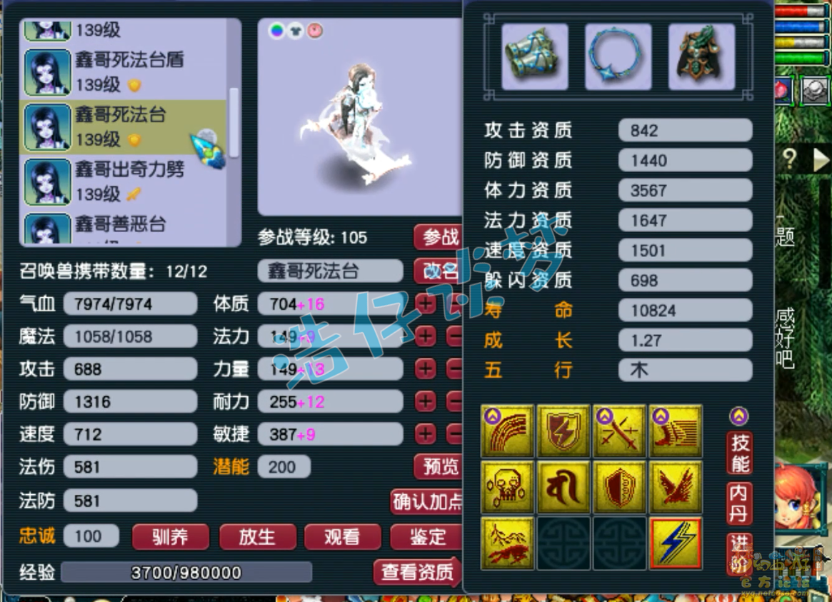 梦幻西游129级普陀山装备展示图
