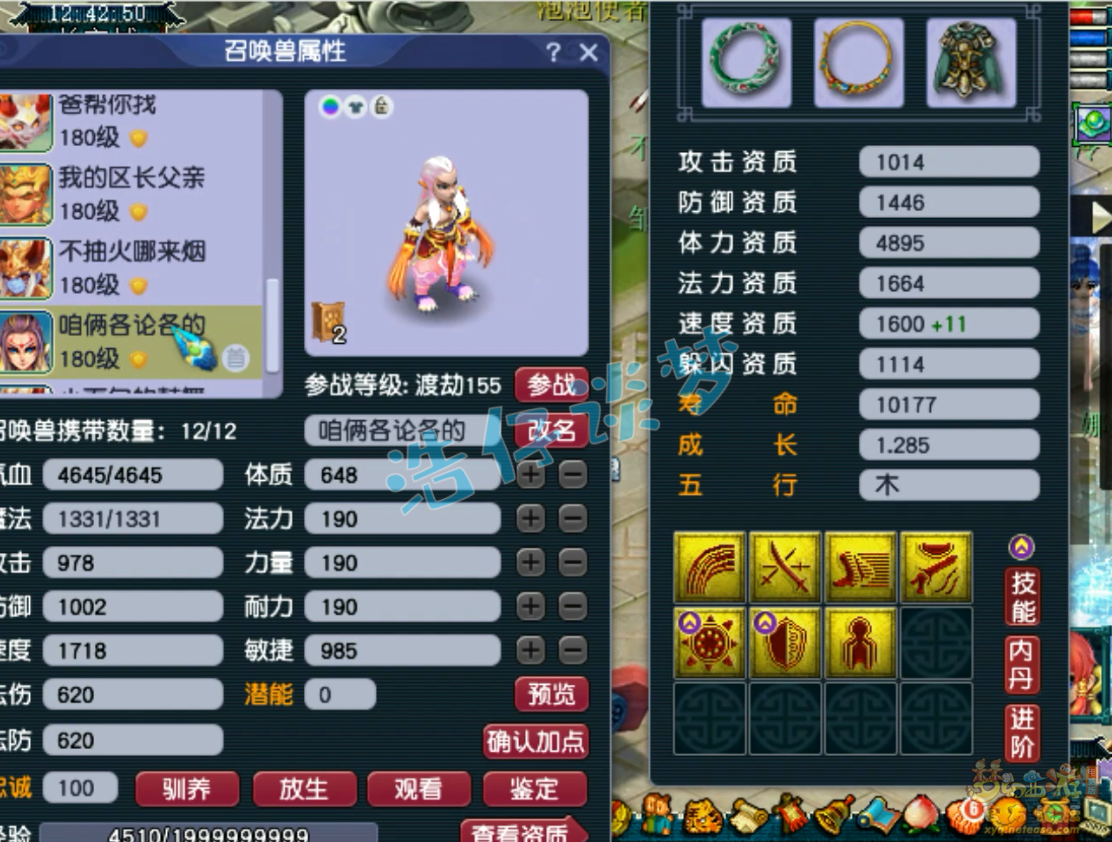 梦幻西游装备展示图凌波城175级