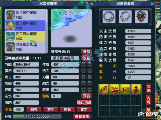 梦幻西游力天宫69级装备展示图