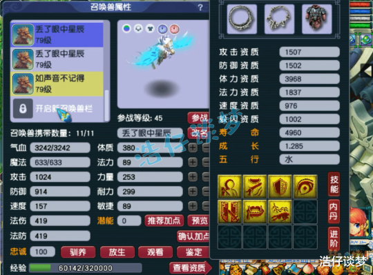 梦幻西游力天宫69级装备展示图