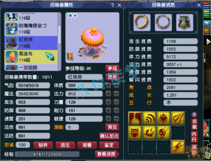 梦幻西游普陀山装备109级展示图