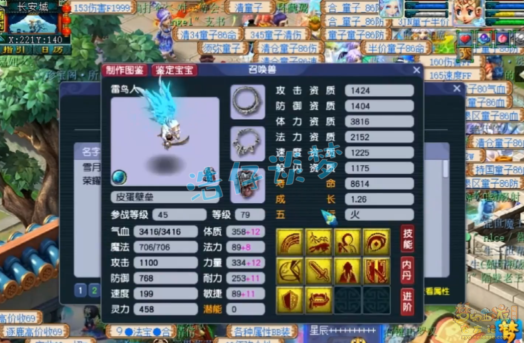 梦幻西游力普陀69级装备展示图