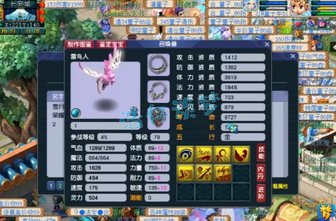 梦幻西游力普陀69级装备展示图