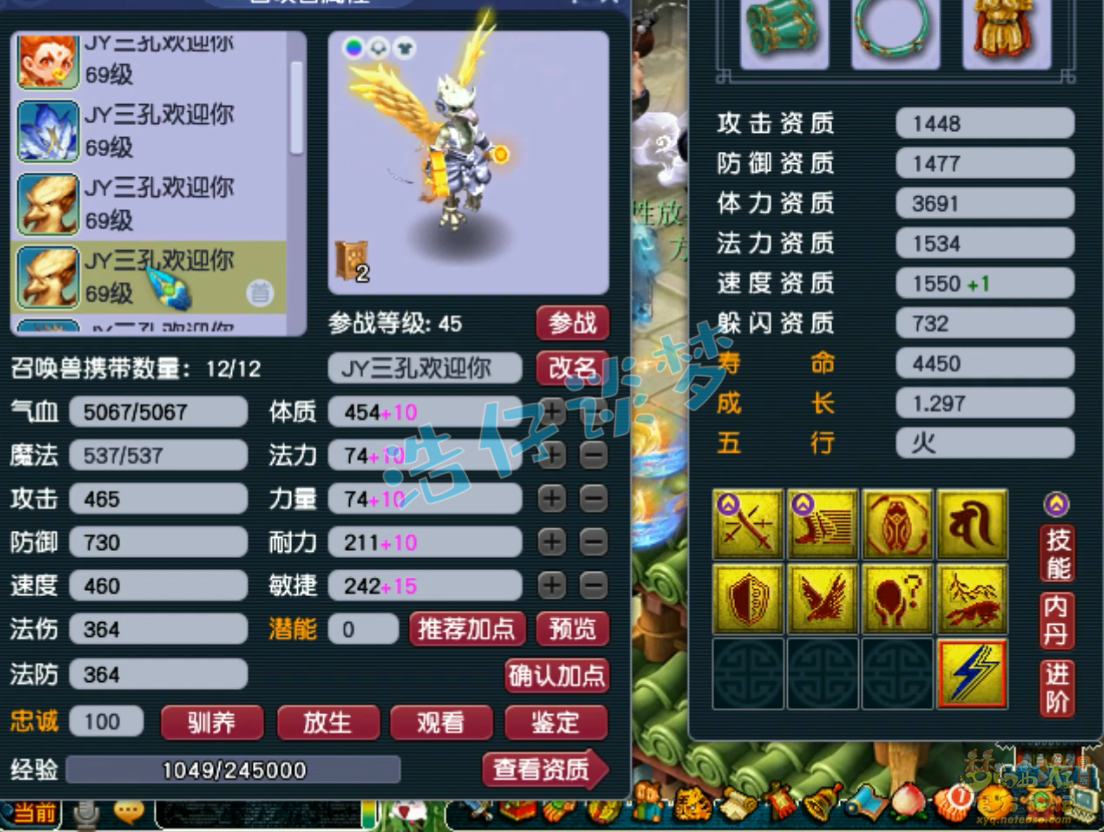 梦幻西游59花果山装备展示图