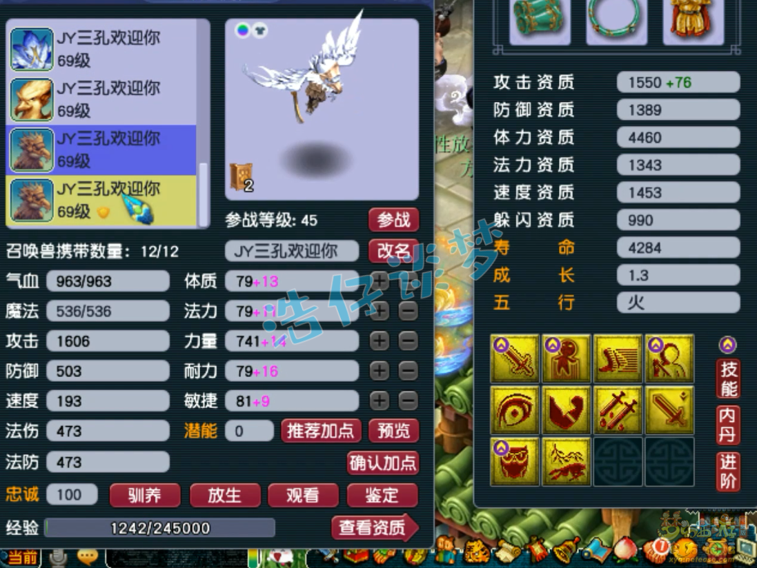 梦幻西游59花果山装备展示图