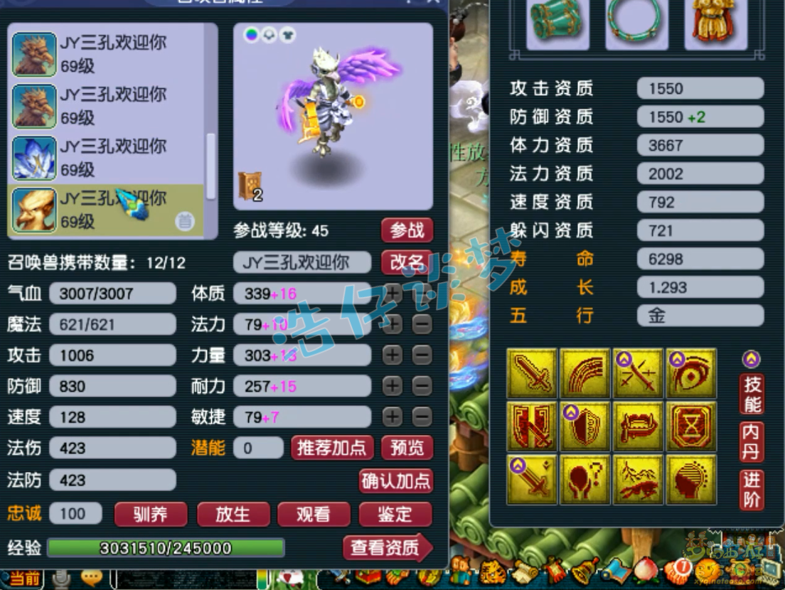 梦幻西游59花果山装备展示图