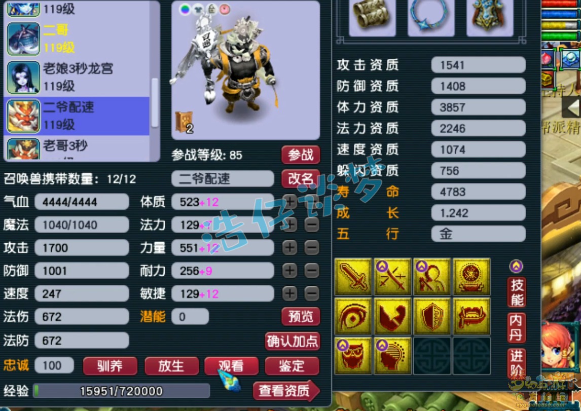梦幻西游109级九黎城装备展示图
