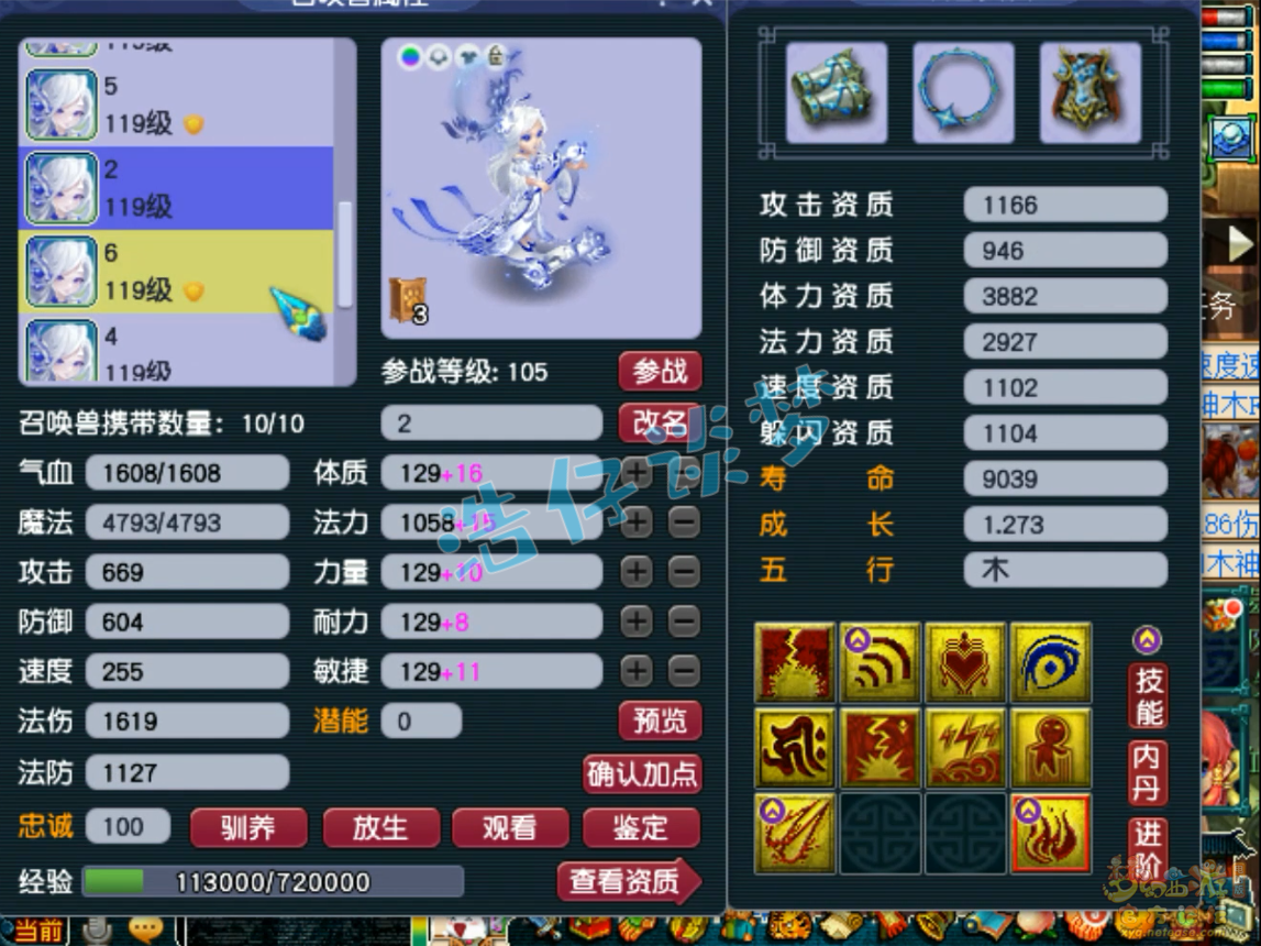 梦幻西游东海渊装备展示图109级