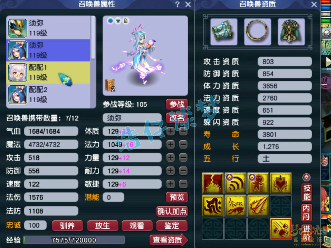 梦幻西游109凌波城装备展示图