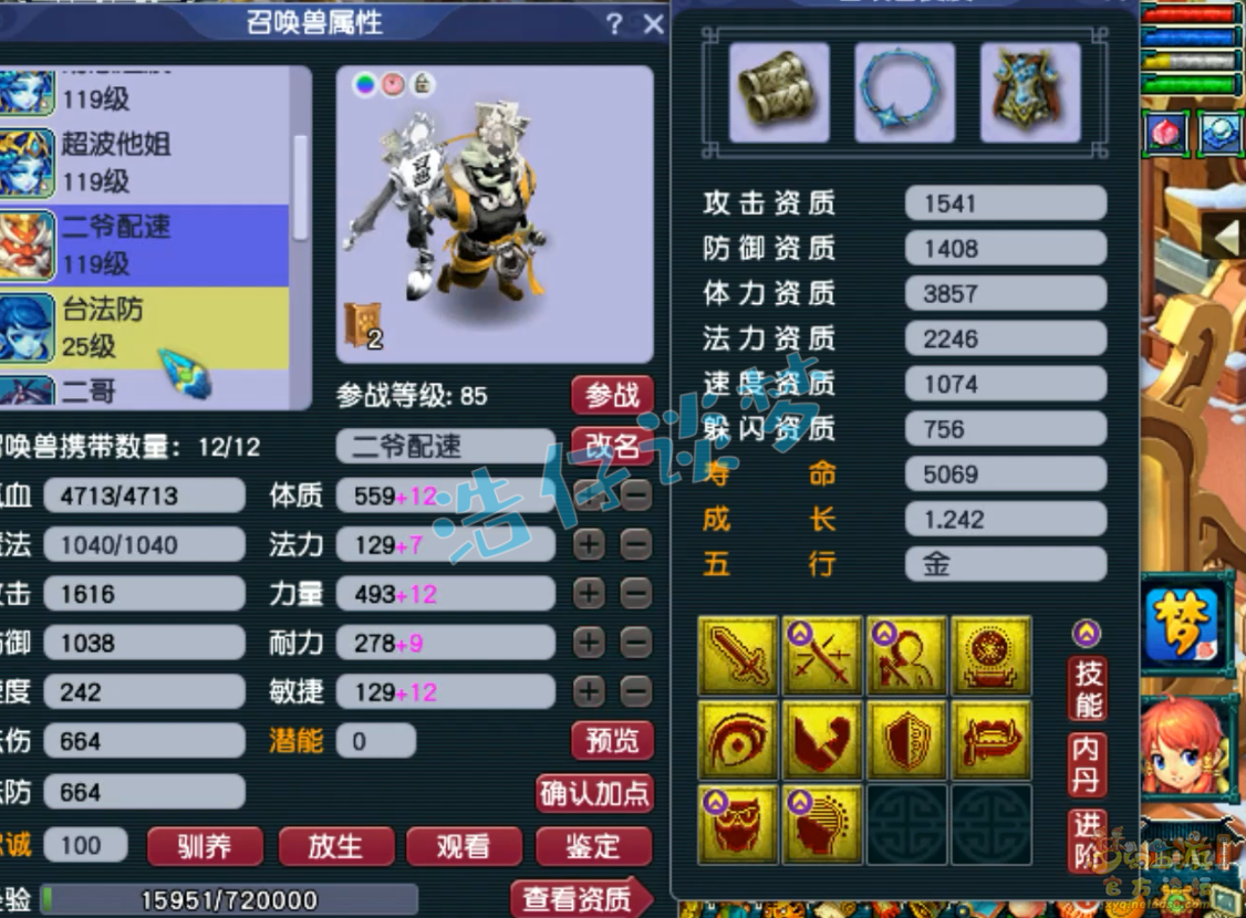 梦幻西游单挑九黎城109级装备展示图