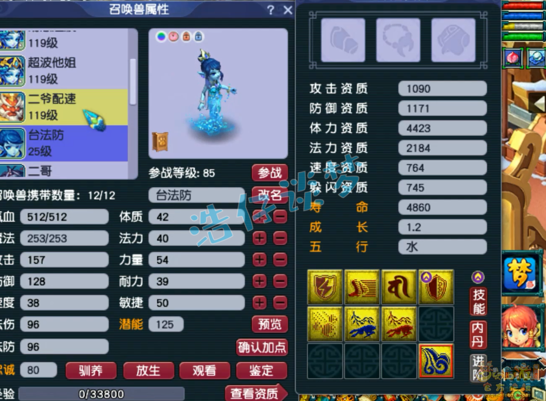 梦幻西游单挑九黎城109级装备展示图