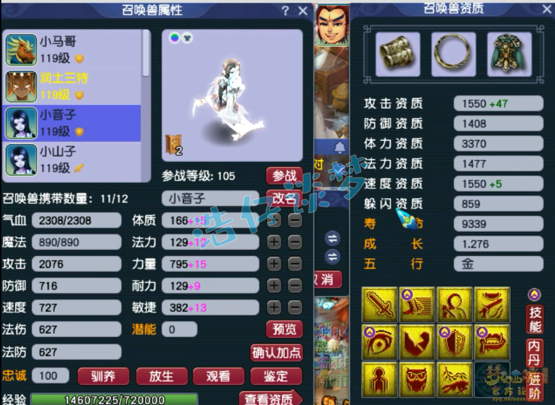 梦幻西游九黎城109级PK装备展示图