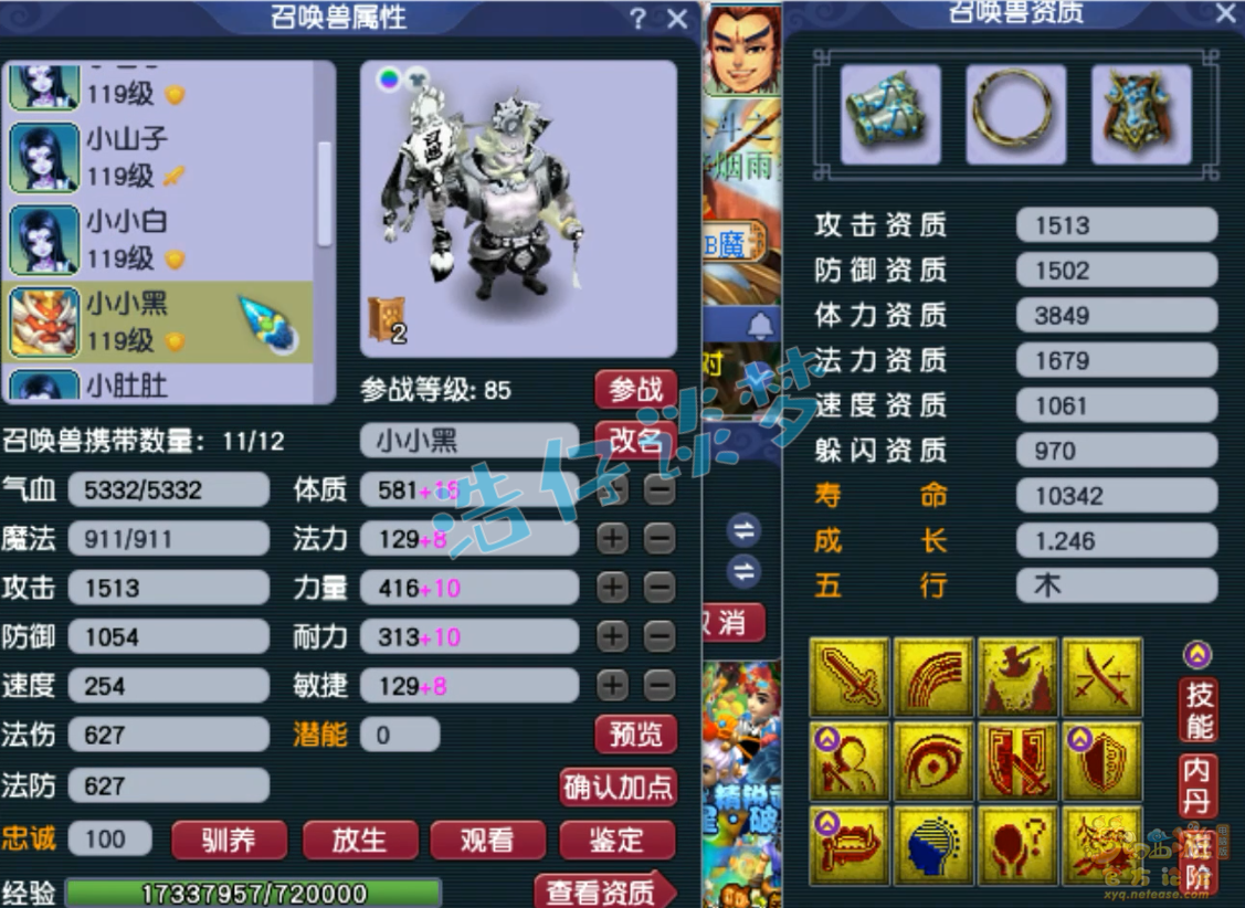 梦幻西游九黎城109级PK装备展示图