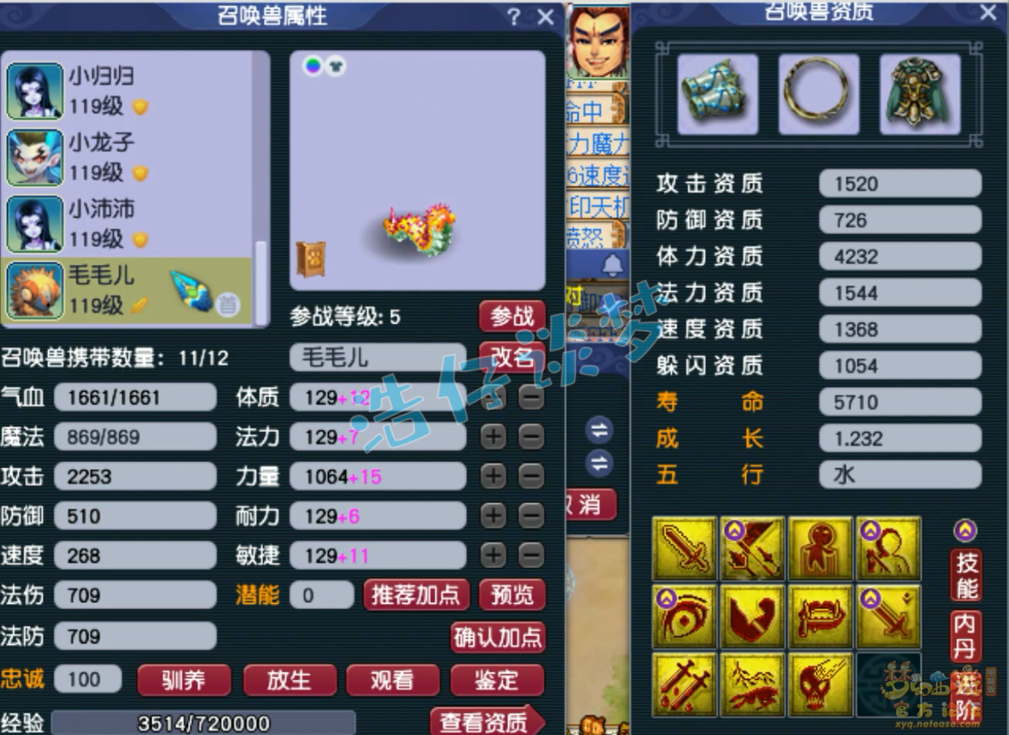 梦幻西游九黎城109级PK装备展示图