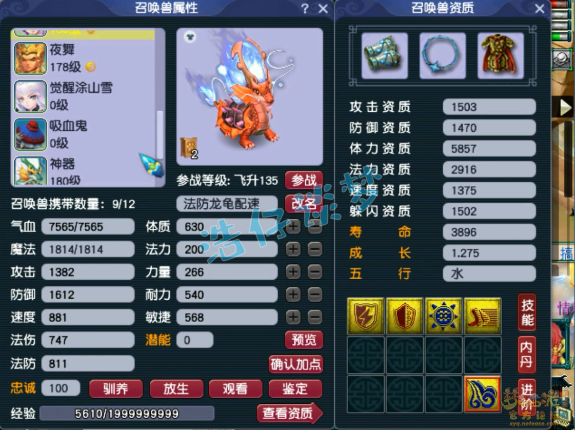 梦幻西游任务凌波城装备展示图175级