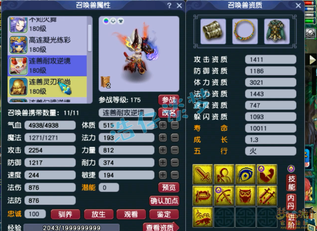 梦幻西游175力化生装备展示图