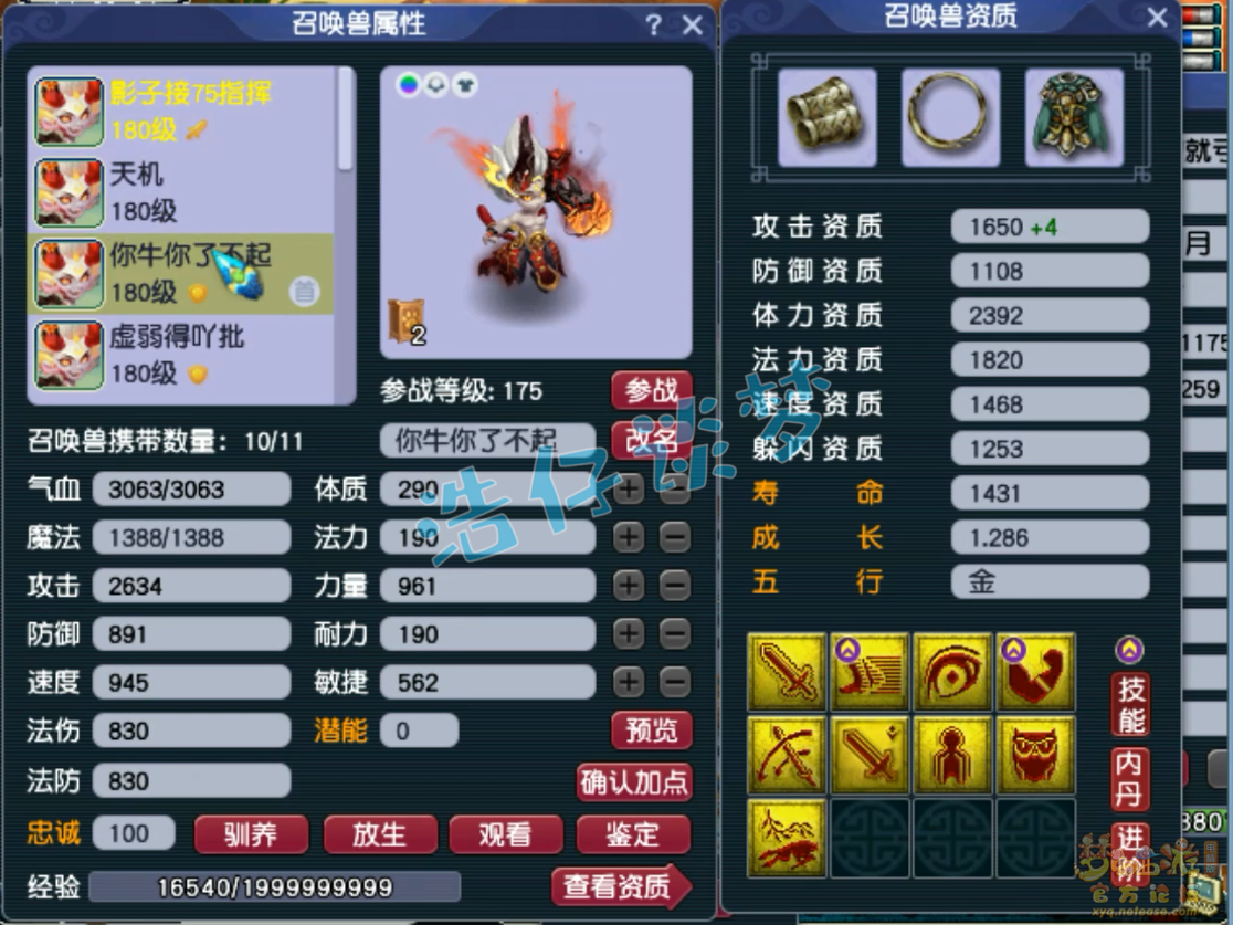 梦幻西游175级化生寺PK装备展示图