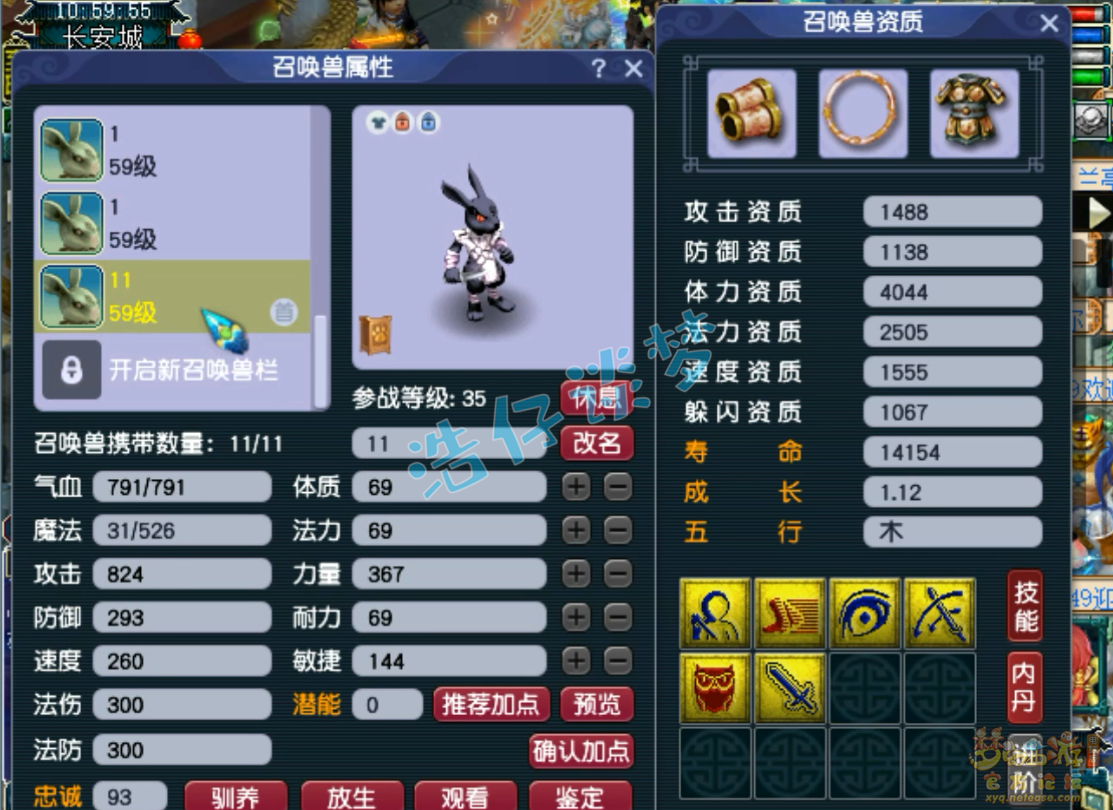 梦幻西游49级天宫装备展示图
