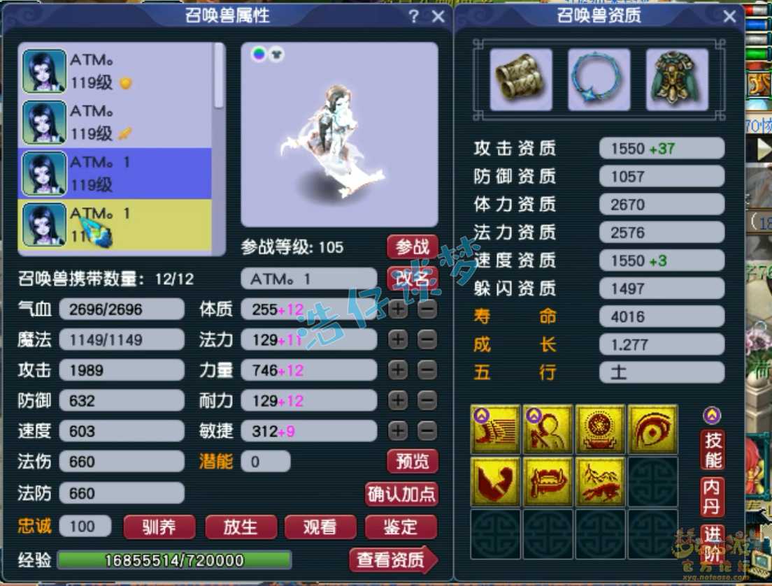 梦幻西游东海渊装备109级展示图