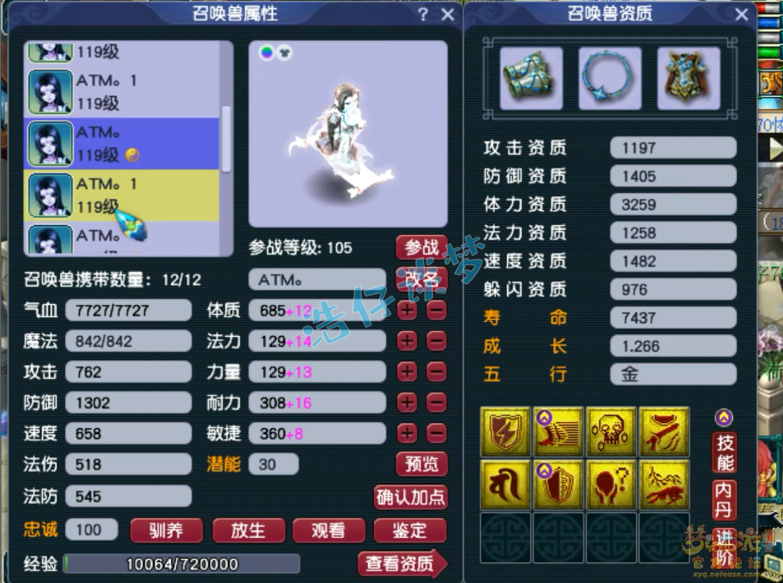 梦幻西游东海渊装备109级展示图