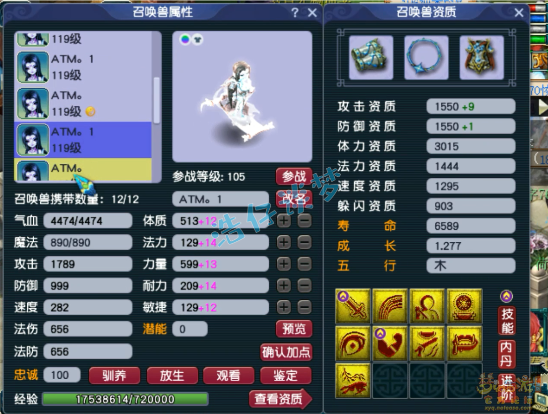 梦幻西游东海渊装备109级展示图